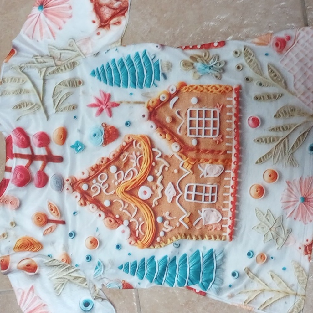 Christmas Gingerbread T-shirt - Picture 2 of 5